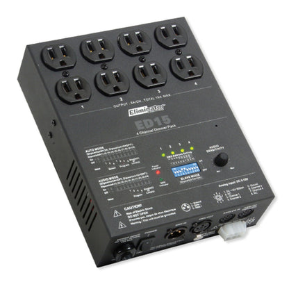  Eliminator Lighting ED15 4 Channel DMX Dimmer Pack(Eliminator Lighting Ed15 4 Channel Dmx Dimmer Pack)