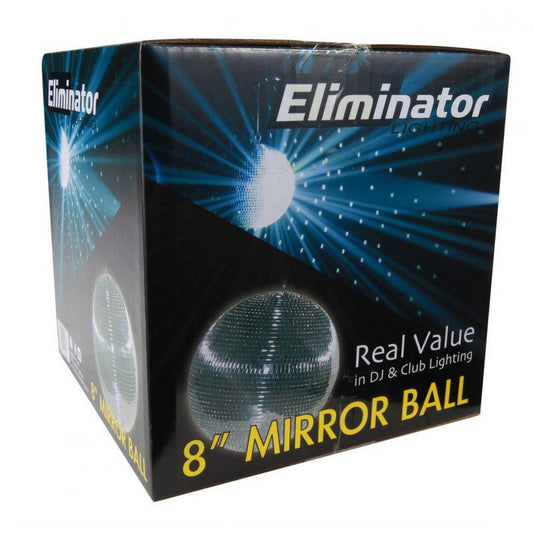  Eliminator Lighting EM8 8 Inch Mirror Ball(Eliminator Lighting Em8 8 Inch Mirror Ball)
