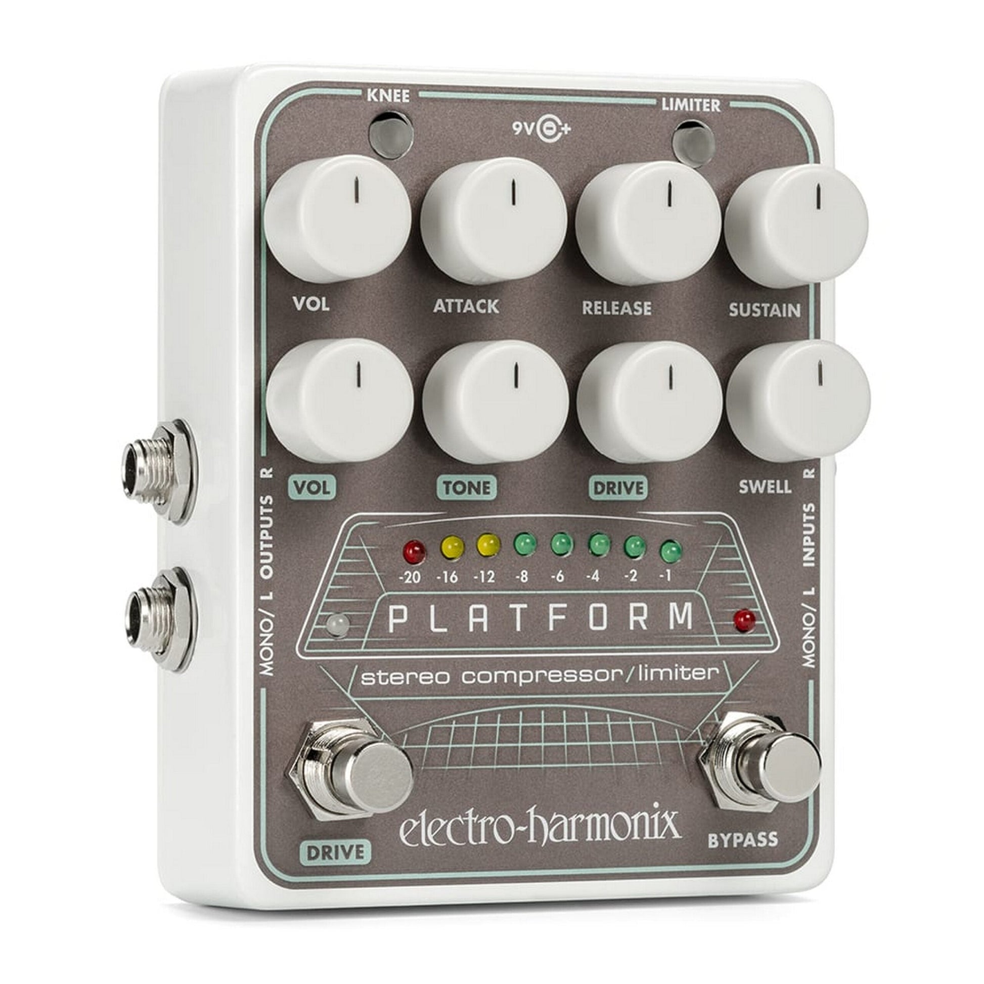  Electro-Harmonix Platform Stereo Compressor/Limiter Effects Pedal(Electro Harmonix Platform Stereo Compressor Limiter Effects Pedal)