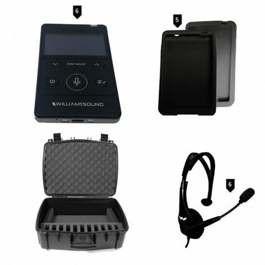  Williams AV DWS COM 6 400 Digi-Wave 400 Wireless Intercom System For Up To 6 Participants(Williams Av Dws Com 6 400 Digi Wave 400 Wireless Intercom System For Up To 6 Participants)