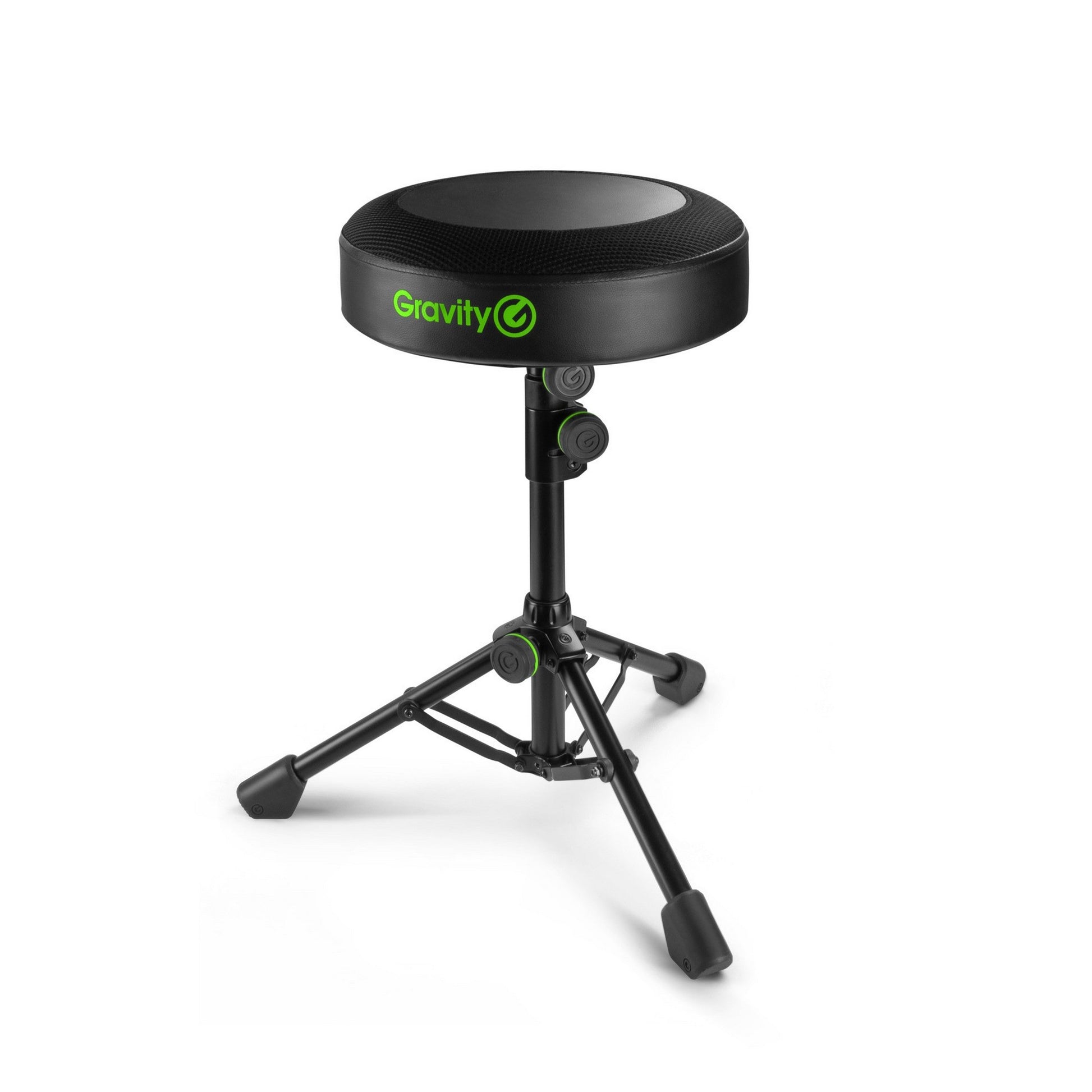  Gravity FD SEAT 1 Round Musicians Stool Foldable, Adjustable Height (Used)(Gravity Fd Seat 1 Round Musicians Stool Foldable Adjustable Height Used)
