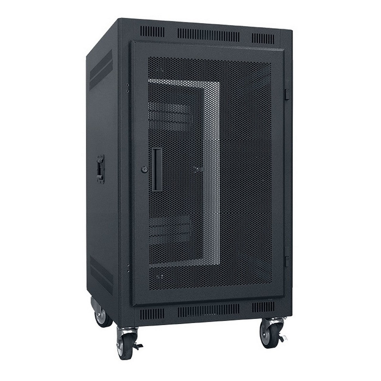  Lowell LPR-1422FV 14U Portable Rack With Vented Door(Lowell Lpr 1422fv 14u Portable Rack With Vented Door)