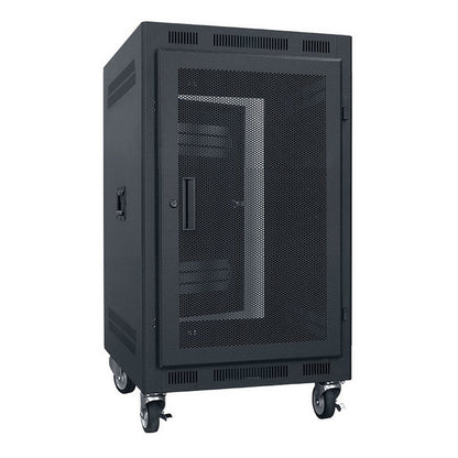  Lowell LPR-1422FV 14U Portable Rack With Vented Door(Lowell Lpr 1422fv 14u Portable Rack With Vented Door)
