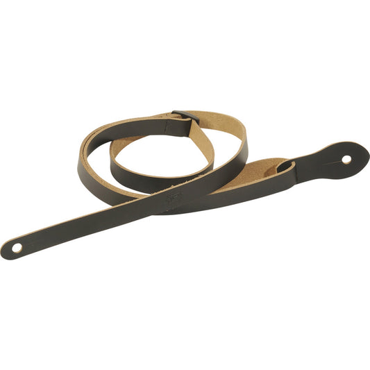  Levy's 1/2-Inch Wide Black Genuine Leather Mandolin/uke Strap(Levys M19luke Blk 1 2 Inch Wide Black Genuine Leather Mandolin Uke Strap)