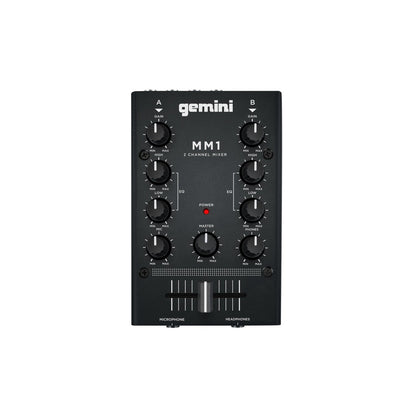  Gemini MM1 2 Channel Mini Analog DJ Mixer(Gemini Mm1 2 Channel Mini Analog Dj Mixer)