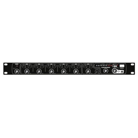  Cloud Electronics MX155 1U 7-Channel Mic/Line Mixer(Cloud Electronics Mx155 1u 7 Channel Mic Line Mixer)