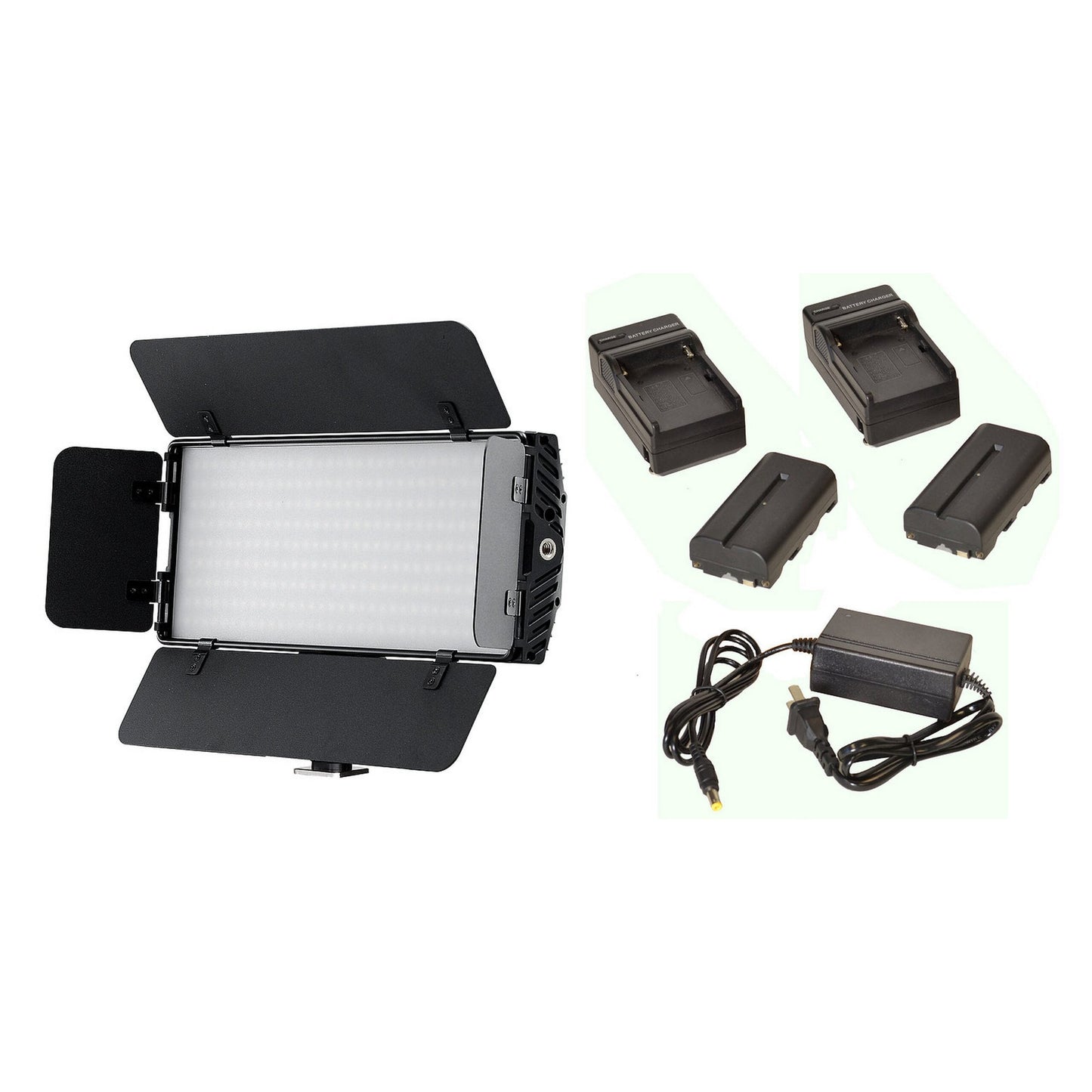  Bescor PhotonM1 LED Light, Battery And AC Adapter Kit(Bescor Photonm1 Led Light Battery And Ac Adapter Kit)