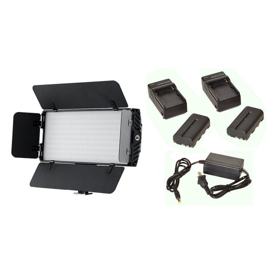  Bescor PhotonM1 LED Light, Battery And AC Adapter Kit(Bescor Photonm1 Led Light Battery And Ac Adapter Kit)