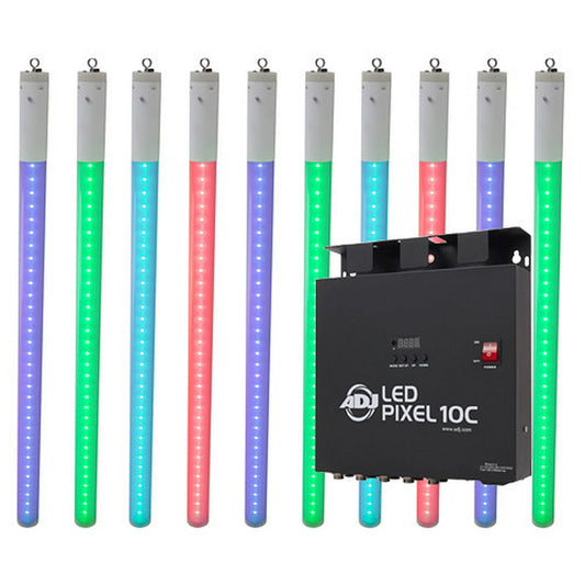 ADJ LED Pixel Tube Sys 10 10 X LED Pixel Tube 360 And 1 LED Pixel 10C(American Dj Led Pixel Tube Sys 10 10 X Led Pixel Tube 360 And 1 Led Pixel 10c)