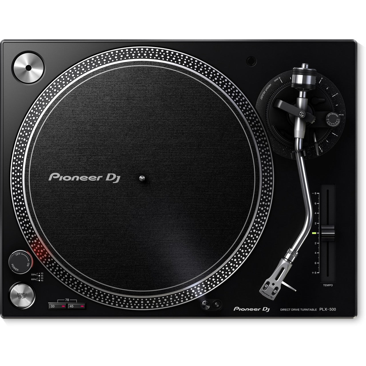  Pioneer PLX-500-K High Torque Direct Drive USB Turntable Black (Used)(Pioneer Plx 500 K High Torque Direct Drive Usb Turntable Black Used 1)