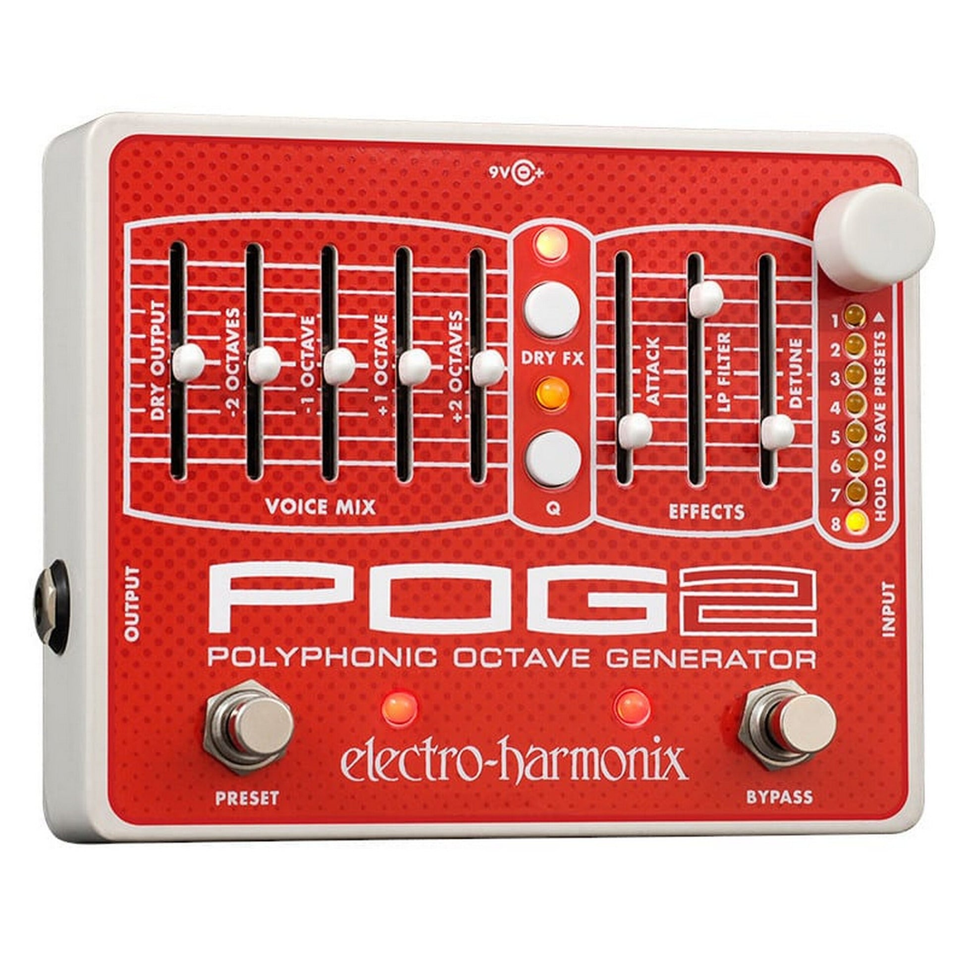  Electro-Harmonix POG 2 Polyphonic Octave Generator Pedal(Electro Harmonix Pog 2 Polyphonic Octave Generator Pedal)
