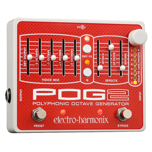  Electro-Harmonix POG 2 Polyphonic Octave Generator Pedal(Electro Harmonix Pog 2 Polyphonic Octave Generator Pedal)