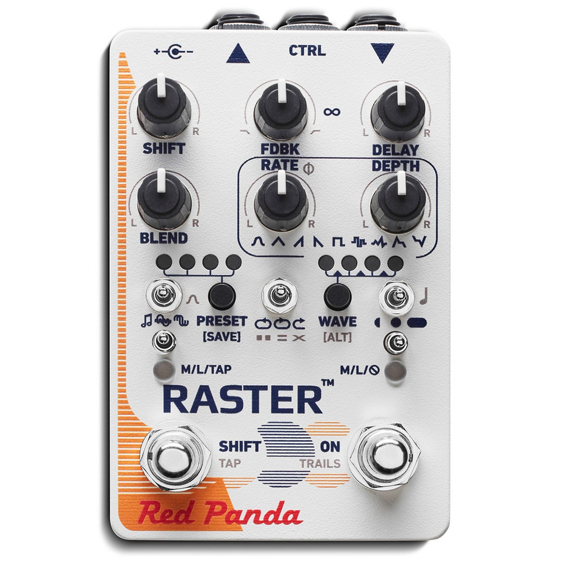 Red Panda Raster 2 Digital Delay Pedal(Red Panda Raster 2 Digital Delay Pedal)