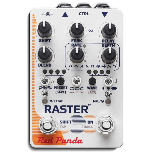  Red Panda Raster 2 Digital Delay Pedal(Red Panda Raster 2 Digital Delay Pedal)