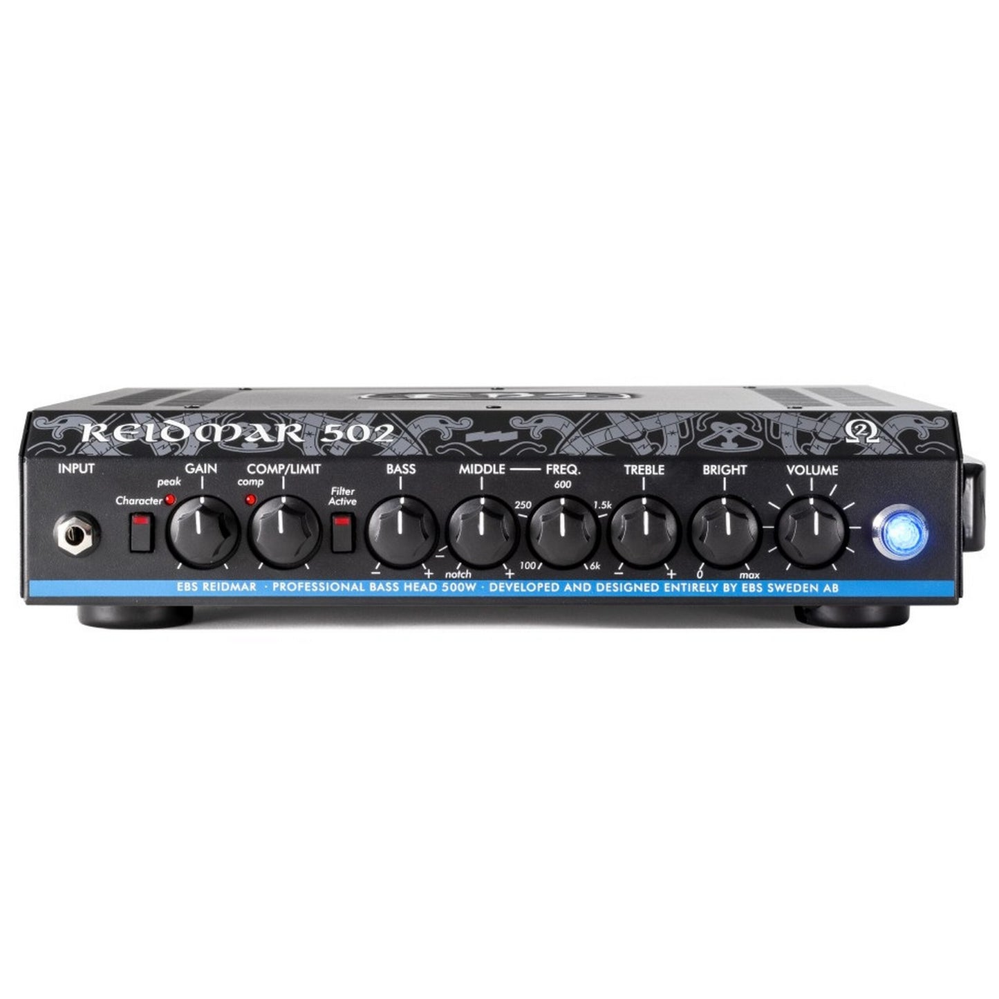  EBS Reidmar 502 500W 2-Ohm Bass Amplifier Head(Ebs Reidmar 502 500w 2 Ohm Bass Amplifier Head)