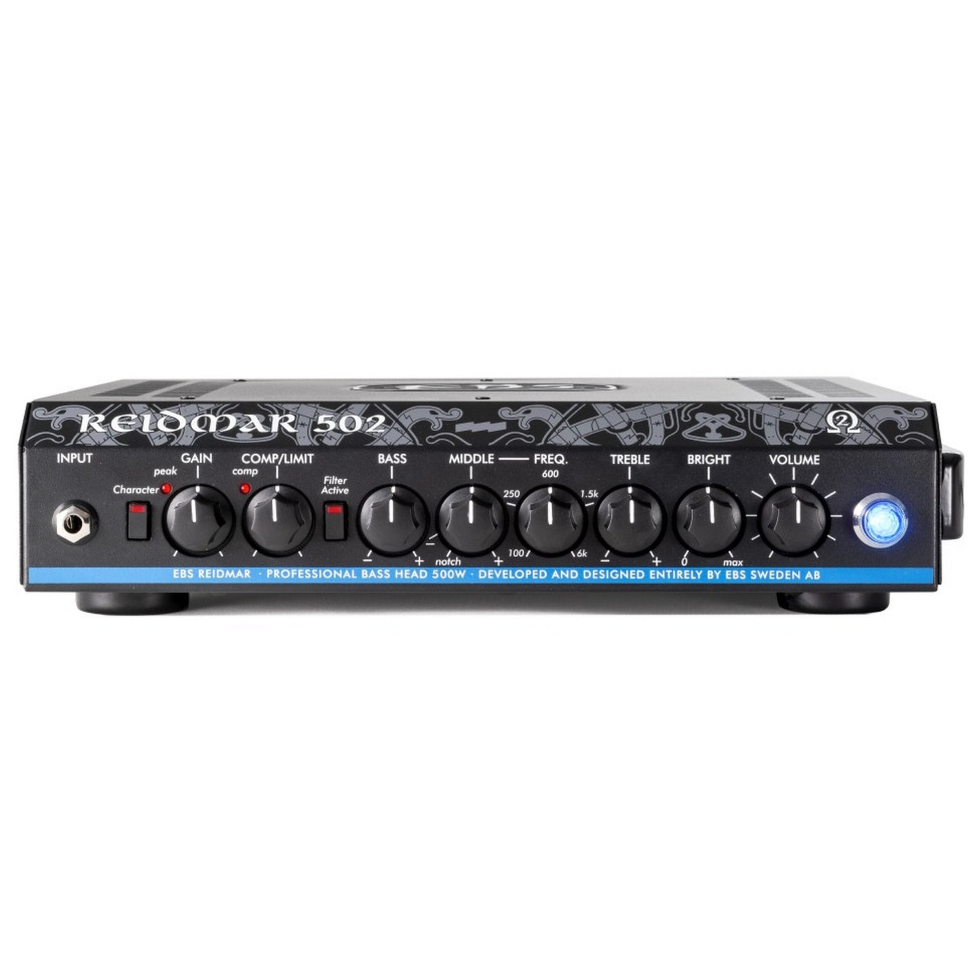  EBS Reidmar 502 500W 2-Ohm Bass Amplifier Head(Ebs Reidmar 502 500w 2 Ohm Bass Amplifier Head)