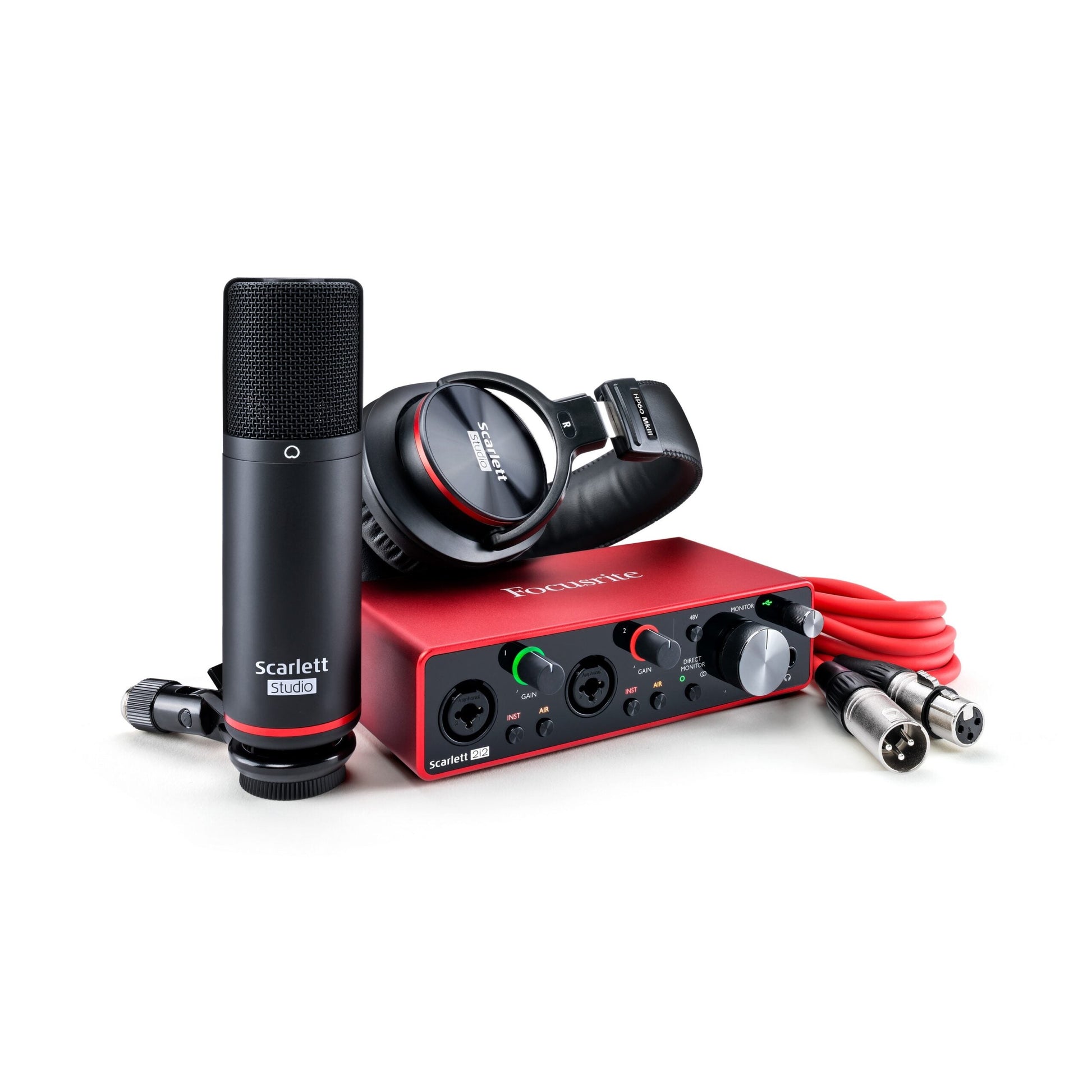  Focusrite Scarlett 2i2 2 X 2 USB Audio Interface With Condenser Microphone And Headphone, Studio 3rd Generation(Focusrite Scarlett 2i2 2 X 2 Usb Audio Interface With Condenser Microphone And Headphone Studio 3rd Generation)