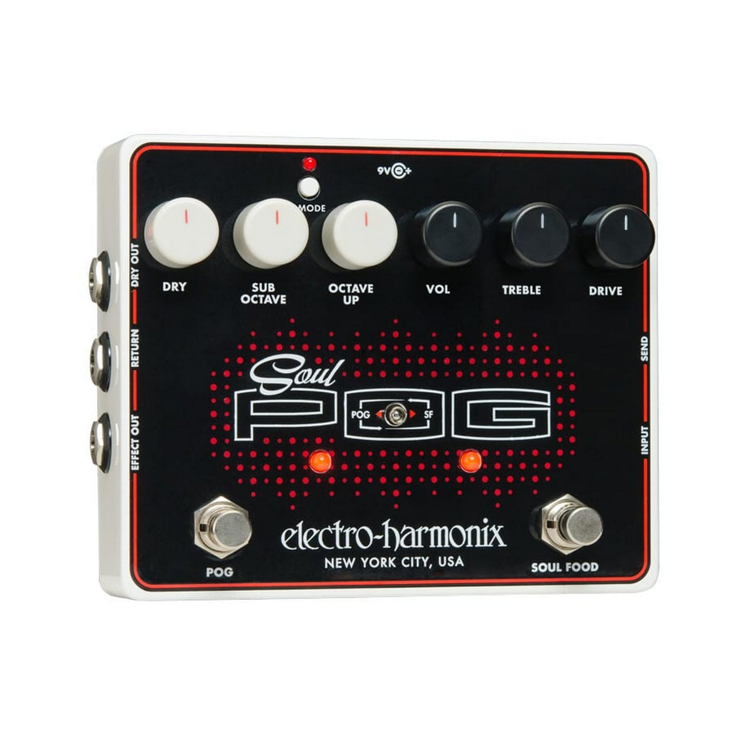  Electro-Harmonix Soul POG Overdrive/Octave Multi-Effect Pedal(Electro Harmonix Soul Pog Overdrive Octave Multi Effect Pedal)