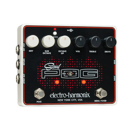  Electro-Harmonix Soul POG Overdrive/Octave Multi-Effect Pedal(Electro Harmonix Soul Pog Overdrive Octave Multi Effect Pedal)