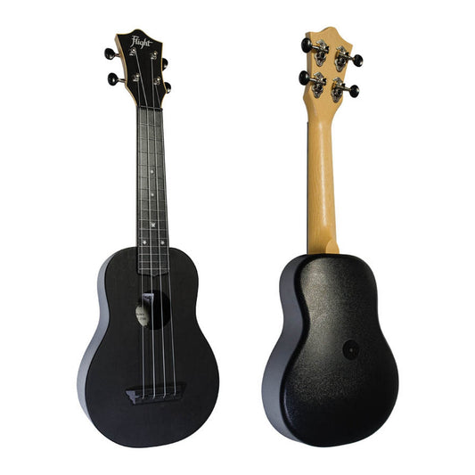  Flight TUS-35 BK Black Soprano Ukulele(Flight Tus 35 Bk Black Soprano Ukulele)