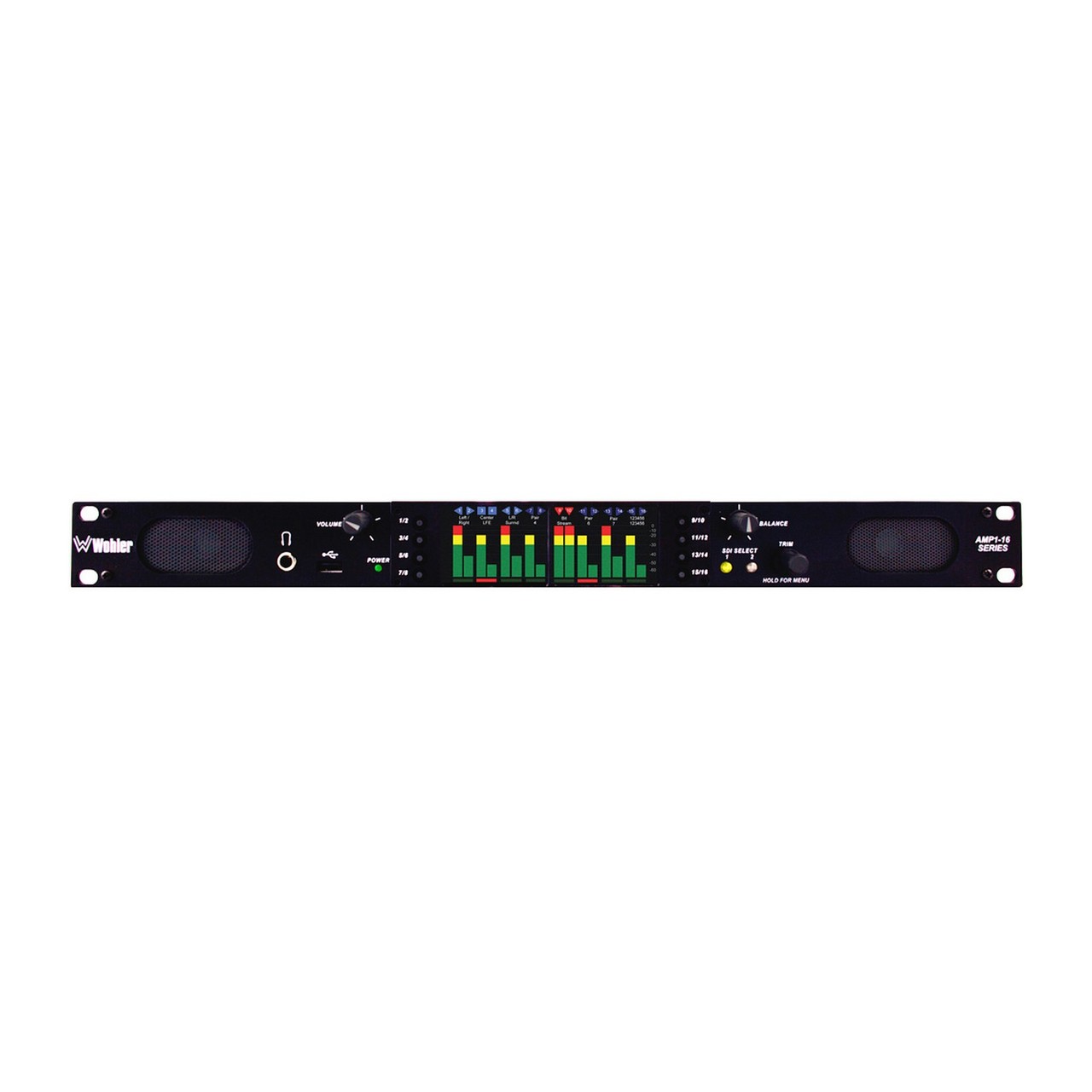  Wohler AMP1-16-M Dual SDI 16 Channel Rackmount Audio Monitor(Wohler Amp1 16 M Dual Sdi 16 Channel Rackmount Audio Monitor)