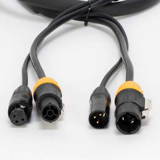  Accu Cable AC3PTRUE25 25-Foot Female To Male 3-Pin DMX/Locking Power Link Cable(Adj Ac3ptrue25 25 Foot Female To Male 3 Pin Dmx Locking Power Link Cable)