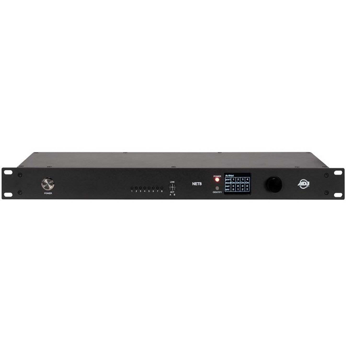  ADJ NET 8, 4-port DMX Over Ethernet Node With Wired Digital Communication Network(Adj Net 8 4 Port Dmx Over Ethernet Node With Wired Digital Communication Network)