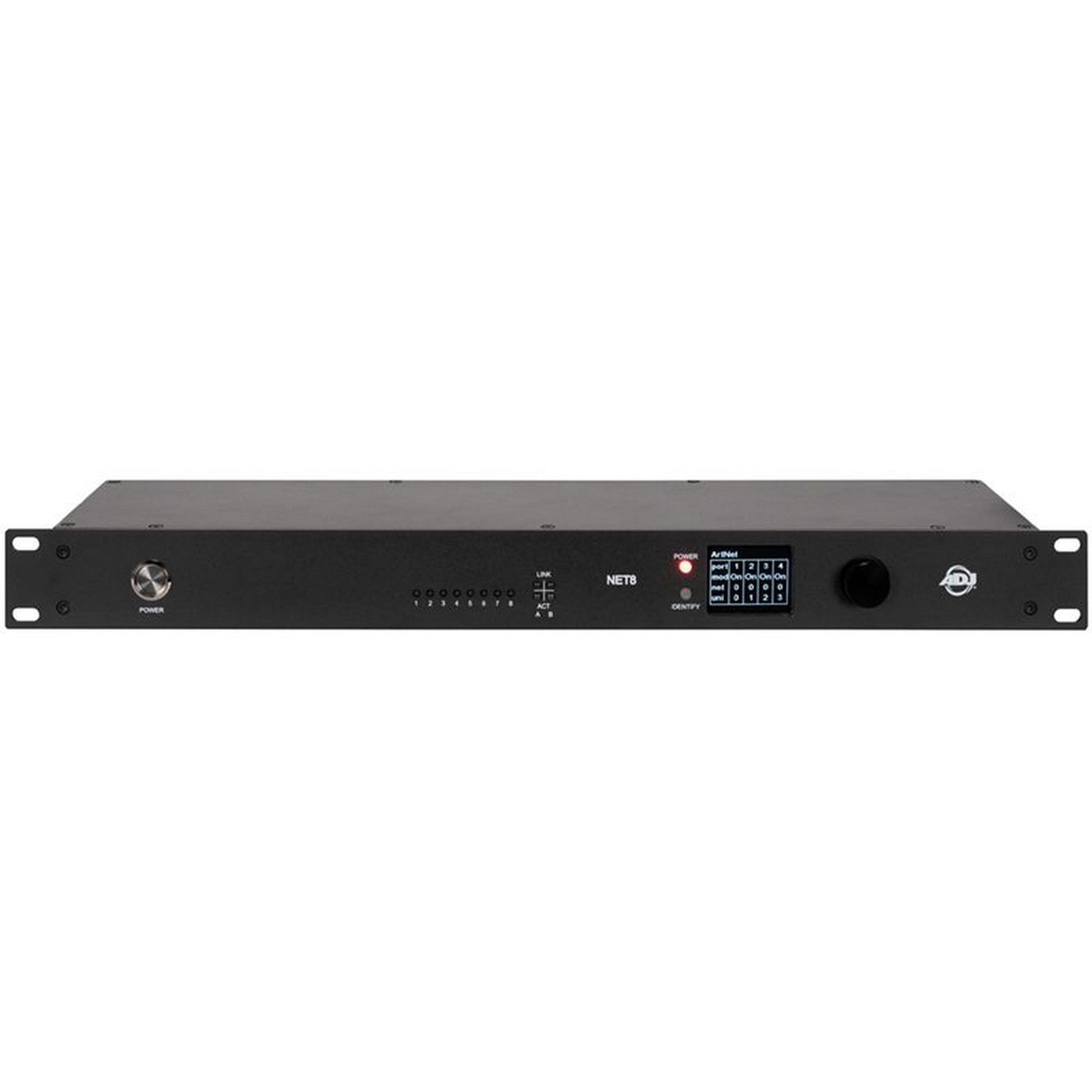  ADJ NET 8, 4-port DMX Over Ethernet Node With Wired Digital Communication Network(Adj Net 8 4 Port Dmx Over Ethernet Node With Wired Digital Communication Network)