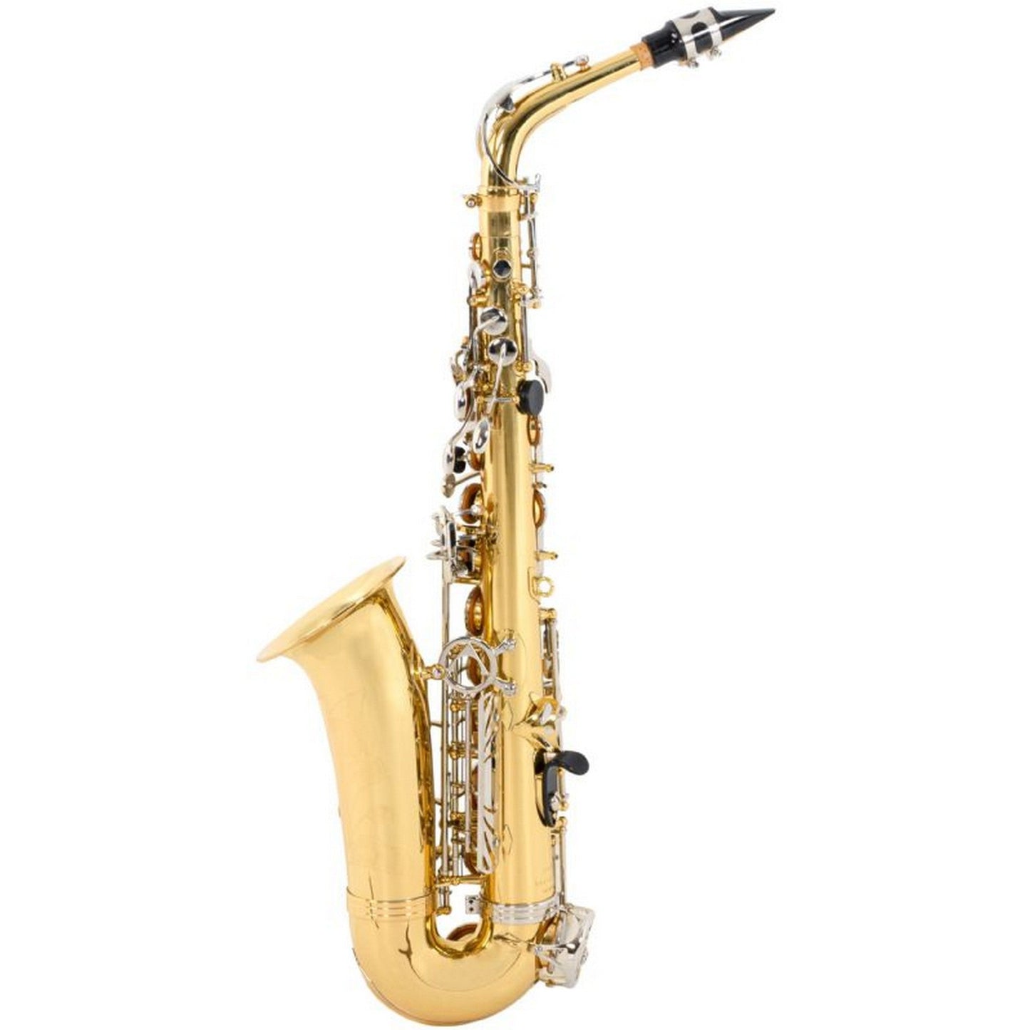  Antigua Vosi AS2155LN Eb Alto Saxophone, Nickel Keys/Lacquer Body(Antigua Vosi As2155ln Eb Alto Saxophone Nickel Keys Lacquer Body)