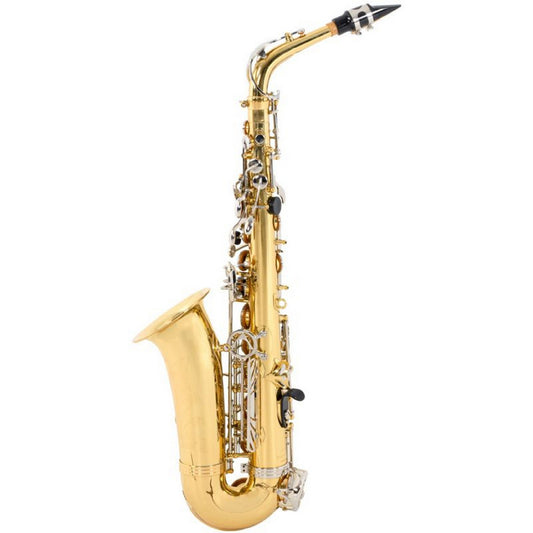  Antigua Vosi AS2155LN Eb Alto Saxophone, Nickel Keys/Lacquer Body(Antigua Vosi As2155ln Eb Alto Saxophone Nickel Keys Lacquer Body)