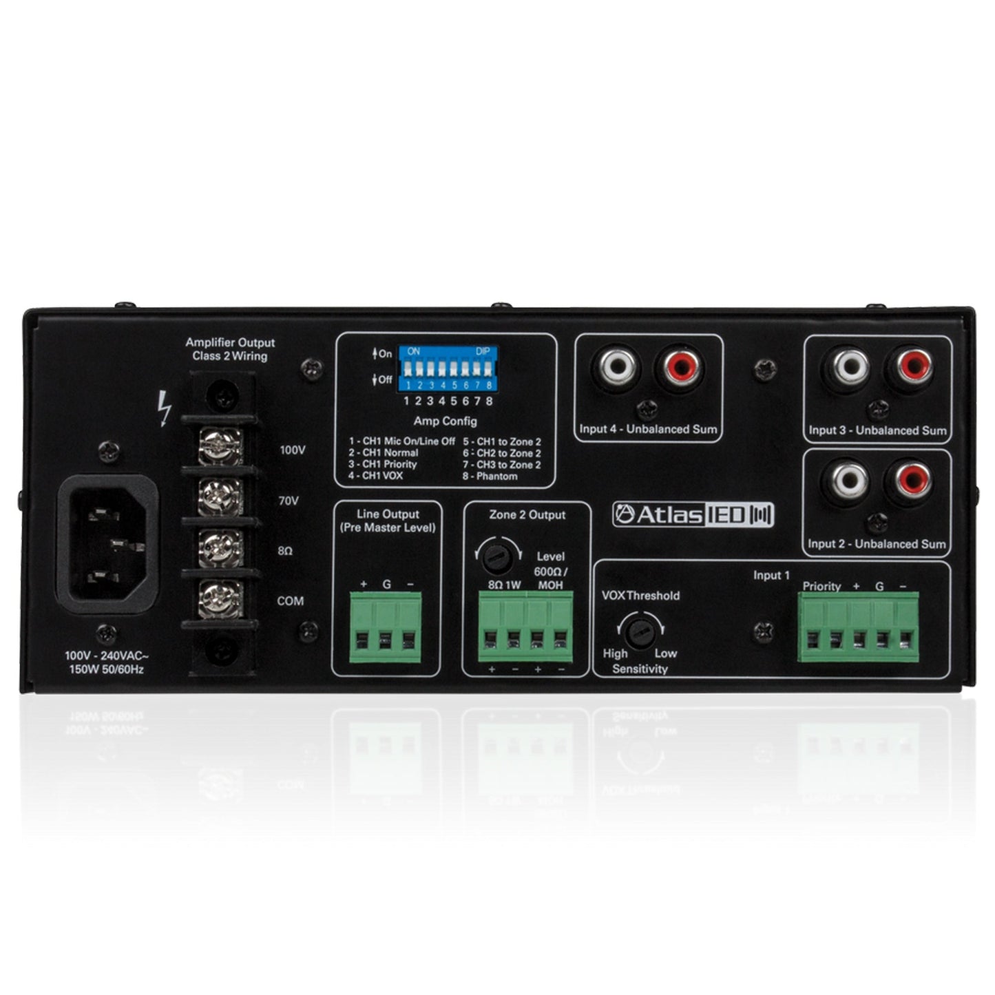  AtlasIED AA60G 60W Mixer Amplifier(Atlasied Aa60g 60w Mixer Amplifier)