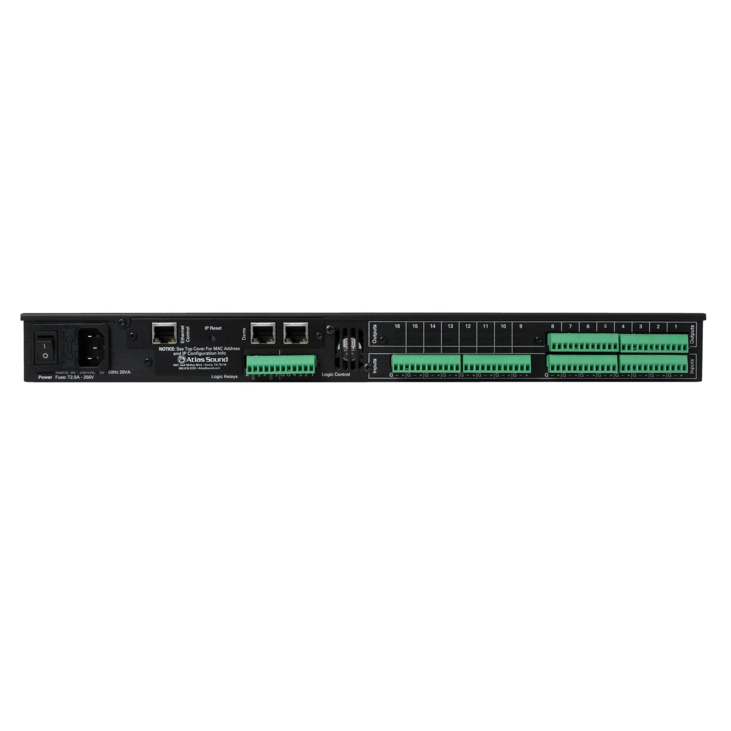  AtlasIED 16x8 I/O Breakout Boxes For BlueBridge DSP Systems(Atlasied 16x8 I O Breakout Boxes For Bluebridge Dsp Systems)