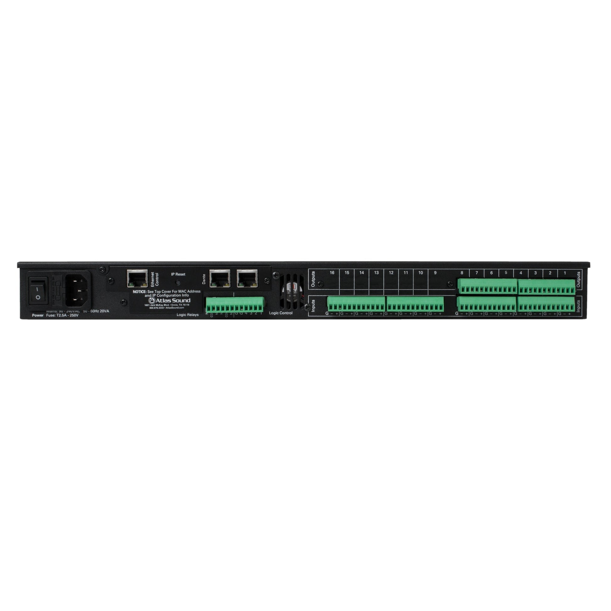  AtlasIED 16x8 I/O Breakout Boxes For BlueBridge DSP Systems(Atlasied 16x8 I O Breakout Boxes For Bluebridge Dsp Systems)