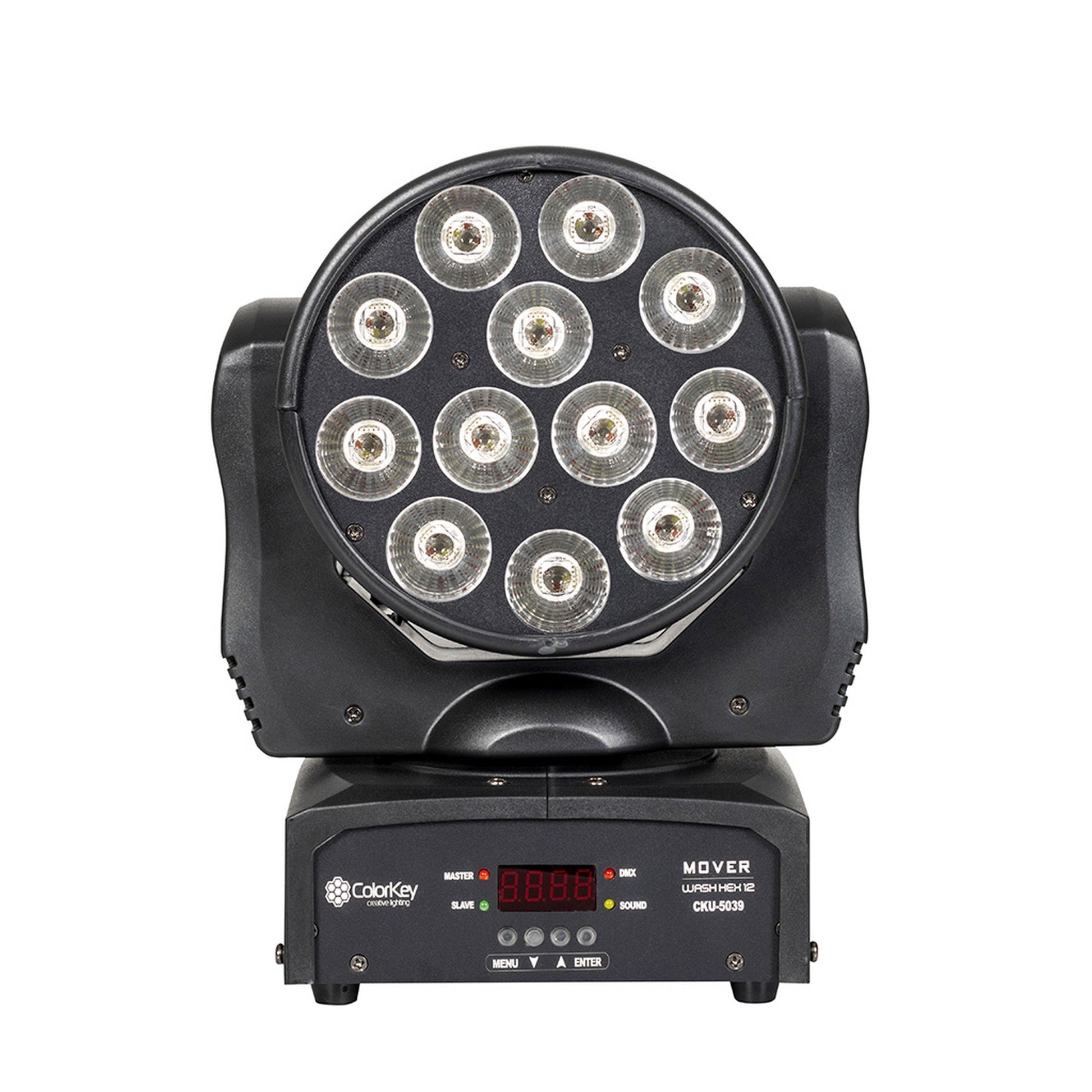  ColorKey Mover Wash HEX 12 RGBAW-UV LED Moving Head Wash Light(Colorkey Mover Wash Hex 12 Rgbaw Uv Led Moving Head Wash Light)