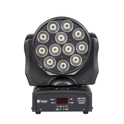  ColorKey Mover Wash HEX 12 RGBAW-UV LED Moving Head Wash Light(Colorkey Mover Wash Hex 12 Rgbaw Uv Led Moving Head Wash Light)
