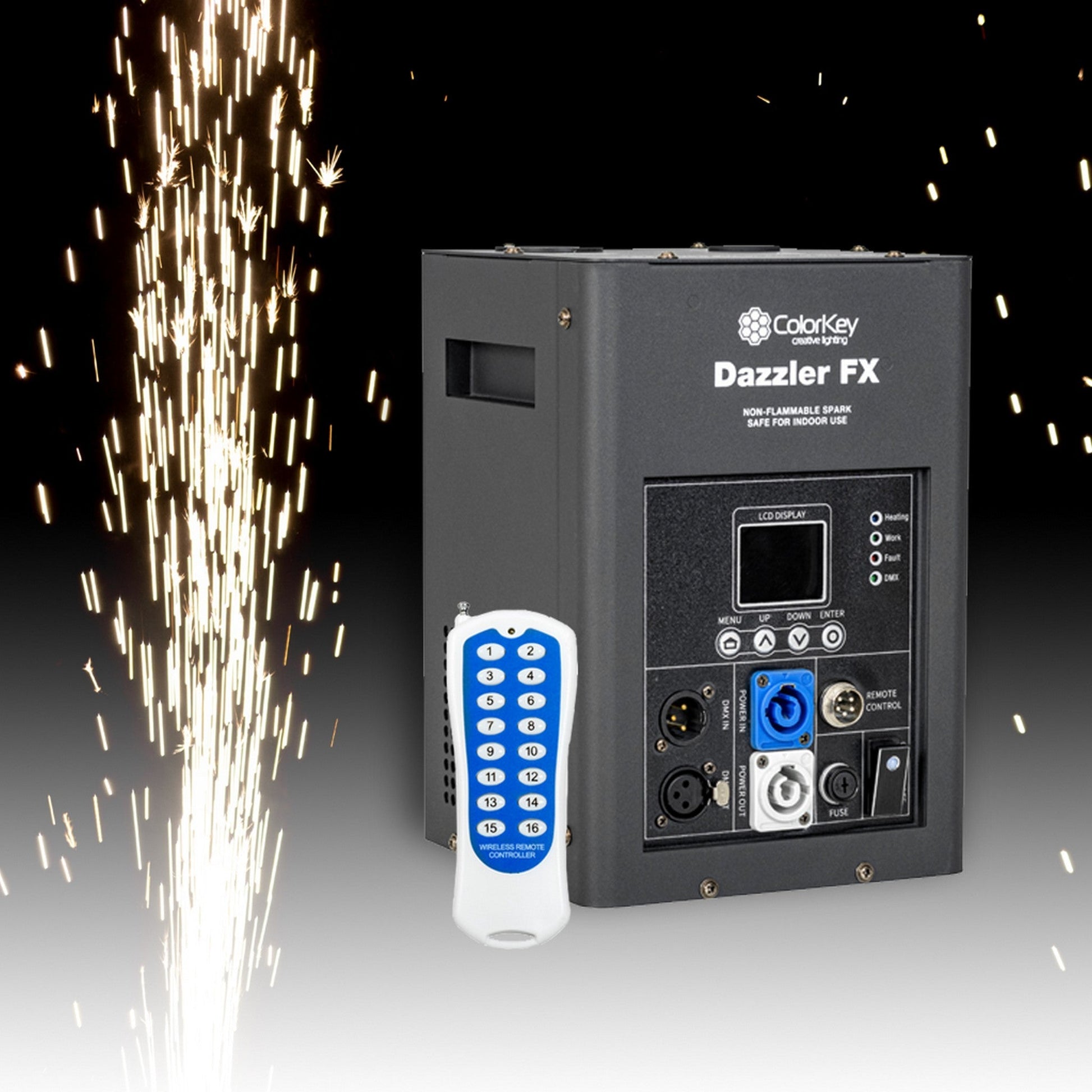  ColorKey Dazzler FX Cold Spark Machine(Colorkey Dazzler Fx Cold Spark Machine)