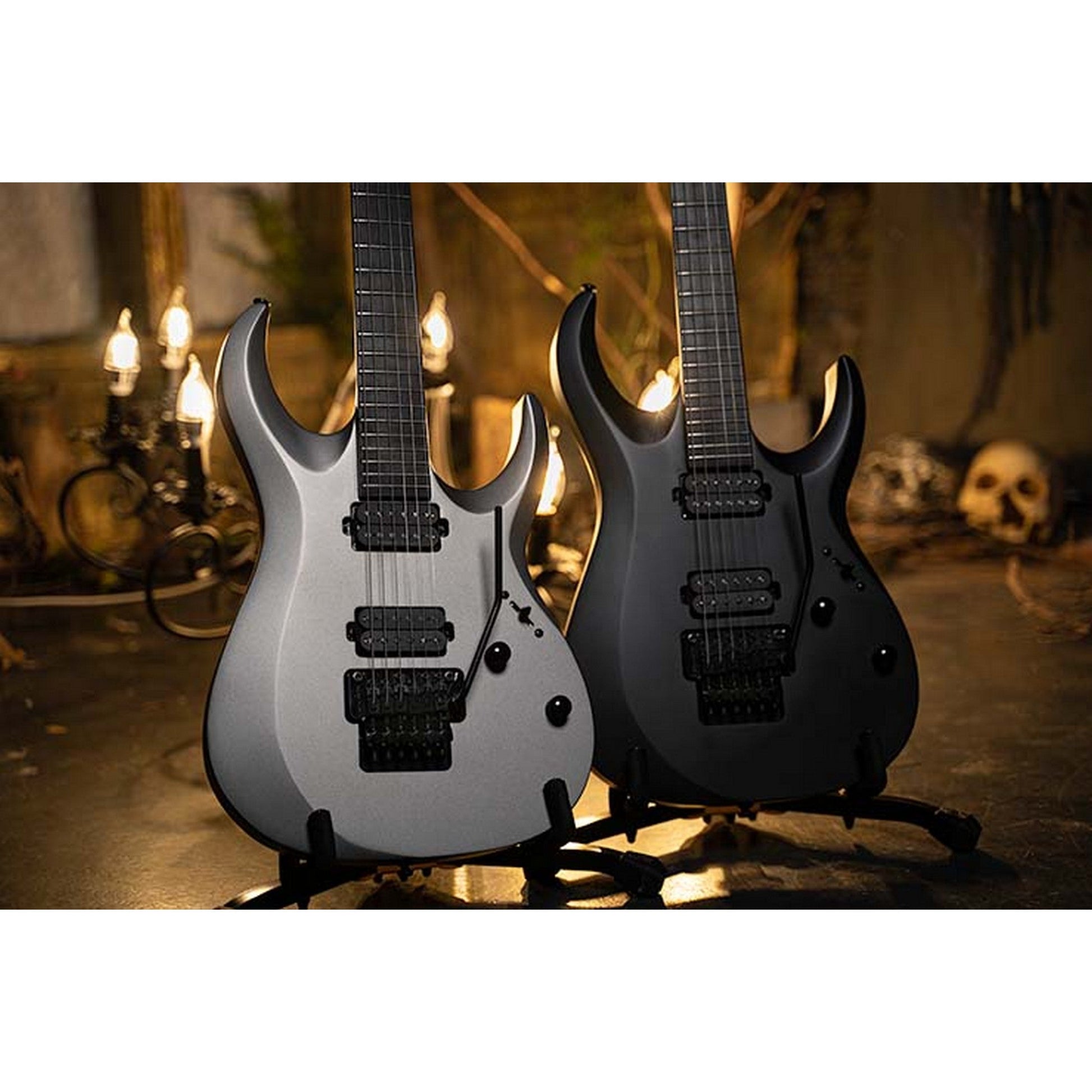  Cort X500 Menace Multi-Scale 6-string Electric Guitar, Black Satin(Cort X500 Menace Multi Scale 6 String Electric Guitar Black Satin)
