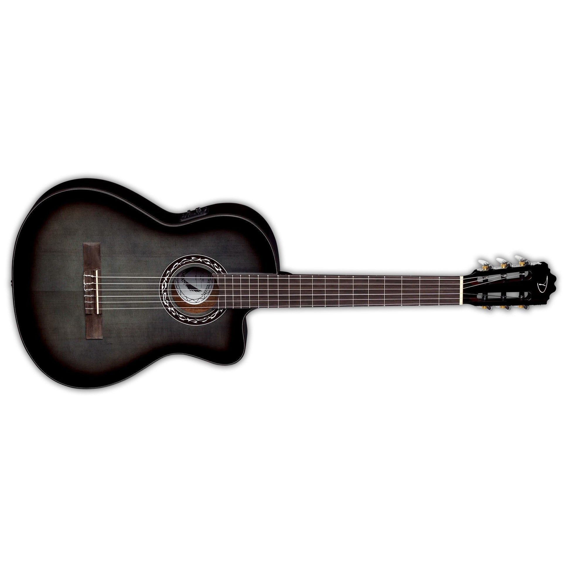  Dean Guitars Espana Classical A/E Black Burst Mahogany Acoustic/Electric Guitar(Dean Guitars Espana Classical A E Black Burst Mahogany Acoustic Electric Guitar)