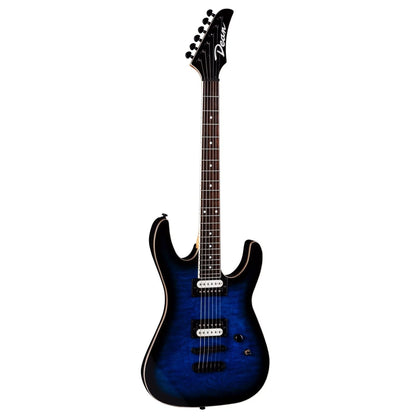  Dean Guitars MD X Quilt Maple Trans Blue Burst Electric Guitar(Dean Guitars Md X Quilt Maple Trans Blue Burst Electric Guitar)
