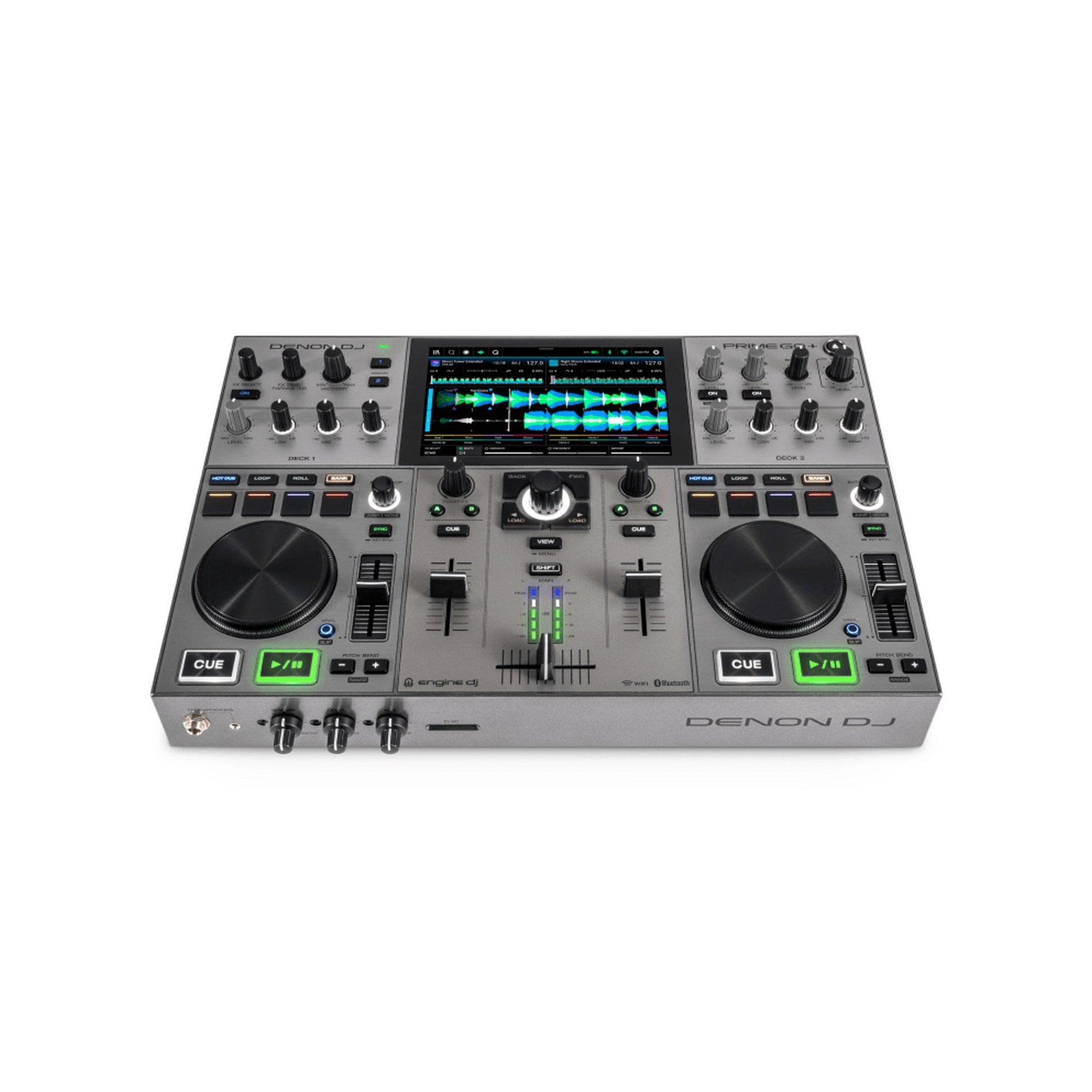  Denon DJ Prime GO+ Portable 2‑Deck Standalone DJ Controller(Denon Dj Prime Go Portable 2 Deck Standalone Dj Controller)