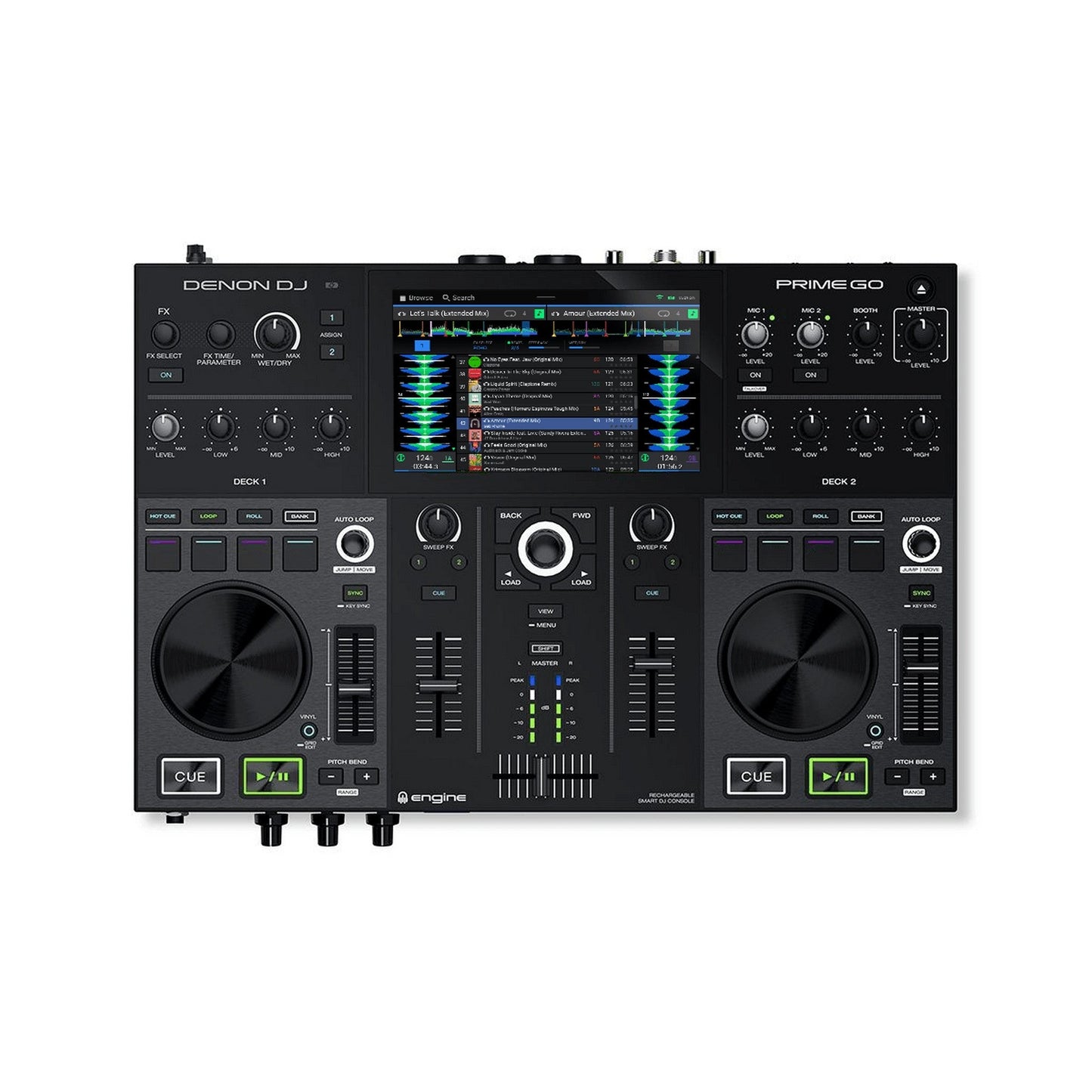 Denon DJ PRIME GO 2-Deck Rechargeable Smart DJ Console(Denon Dj Prime Go 2 Deck Rechargeable Smart Dj Console)