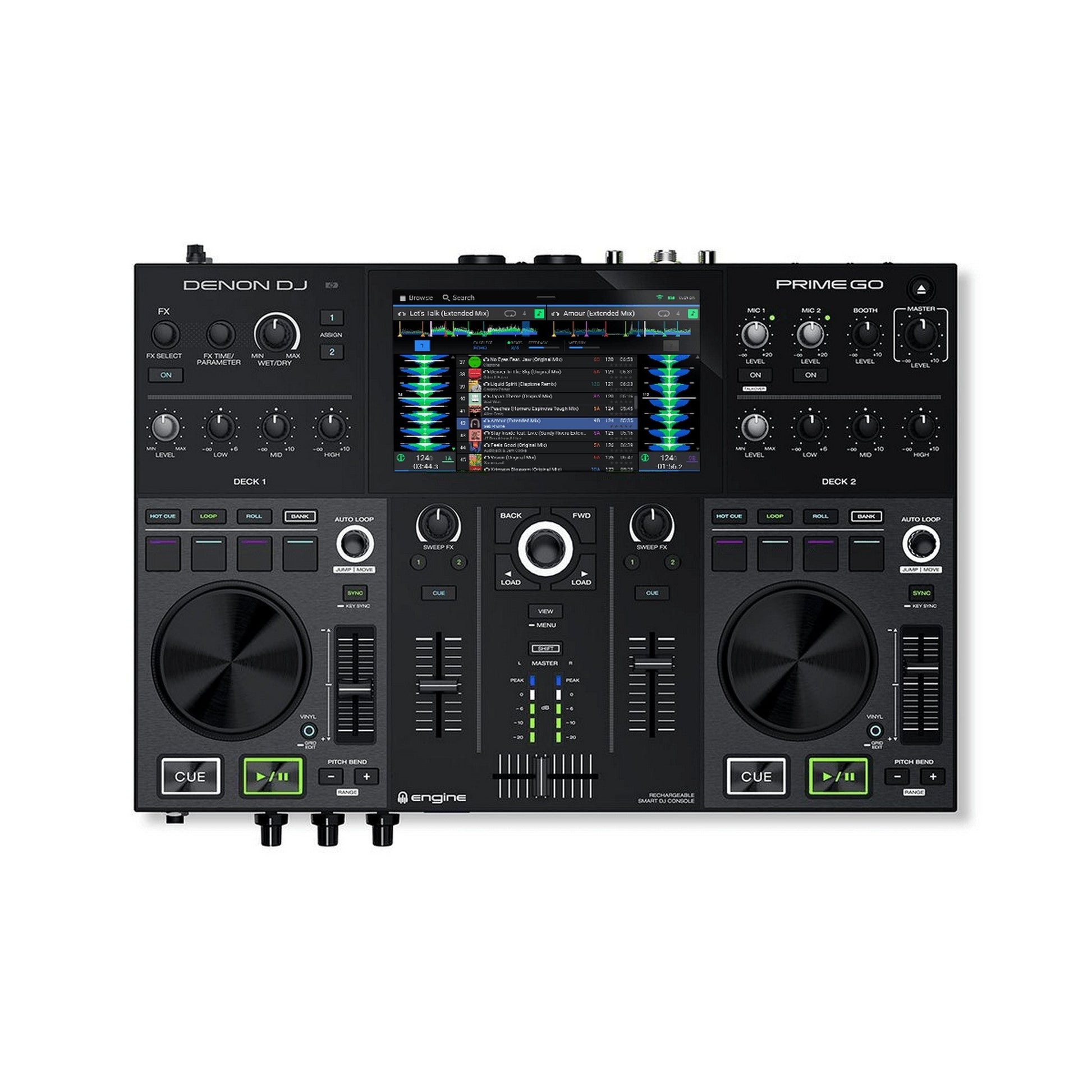  Denon DJ PRIME GO 2-Deck Rechargeable Smart DJ Console(Denon Dj Prime Go 2 Deck Rechargeable Smart Dj Console)