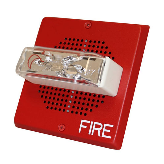  Eaton E70-24MCW-FR E70 Square Wallmount Speaker Strobe, 24VDC, Red(Eaton E70 24mcw Fr E70 Square Wallmount Speaker Strobe 24vdc Red)