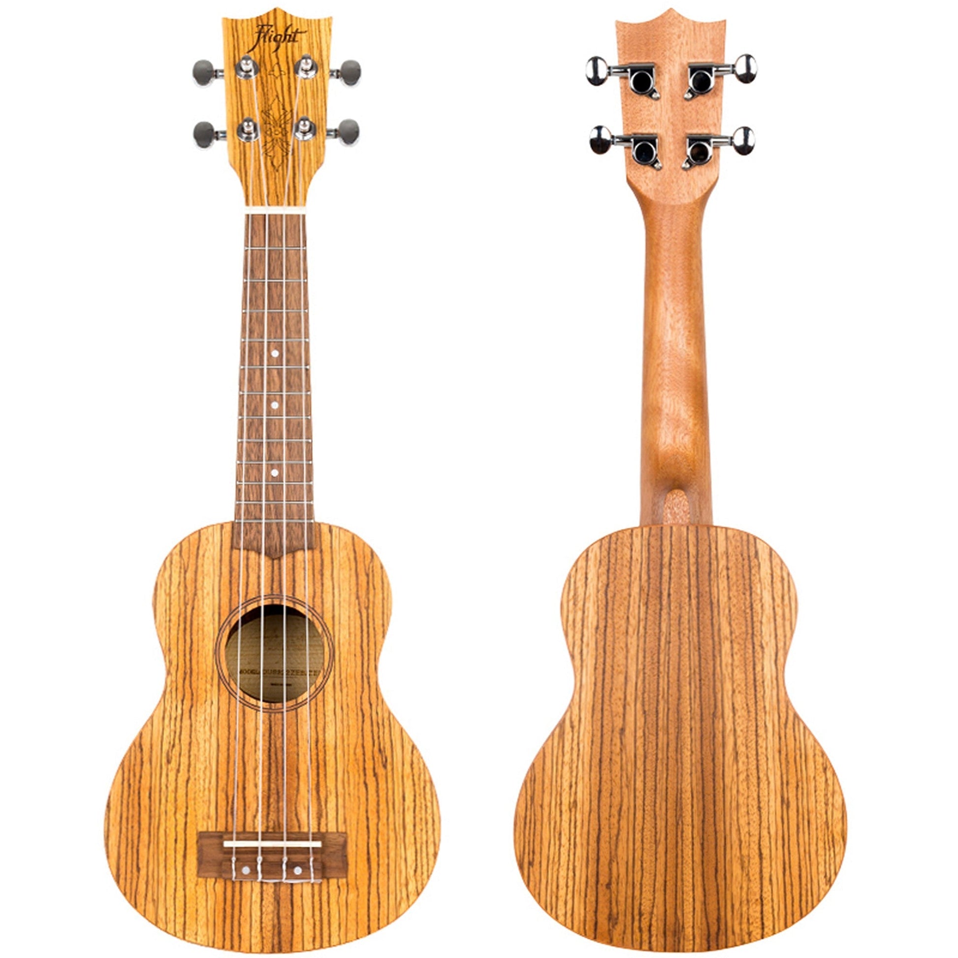  Flight DUS322 Zebzeb Soprano Ukulele(Flight Dus322 Zebzeb Soprano Ukulele)