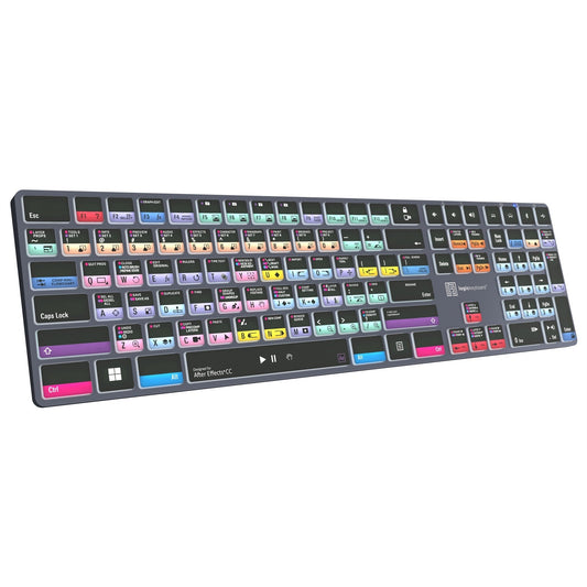  Logickeyboard TITAN Wireless Backlit Keyboard For Adobe After Effects CC, US Windows(Logickeyboard Titan Wireless Backlit Keyboard For Adobe After Effects Cc Us Windows)
