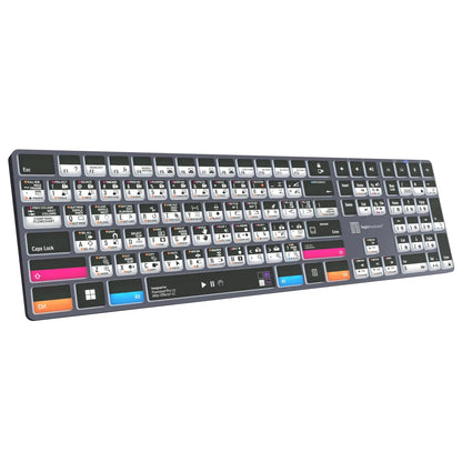  Logickeyboard TITAN Wireless Backlit Keyboard For Premiere Pro/After Effects, PC, US Windows(Logickeyboard Titan Wireless Backlit Keyboard For Premiere Pro After Effects Pc Us Windows)