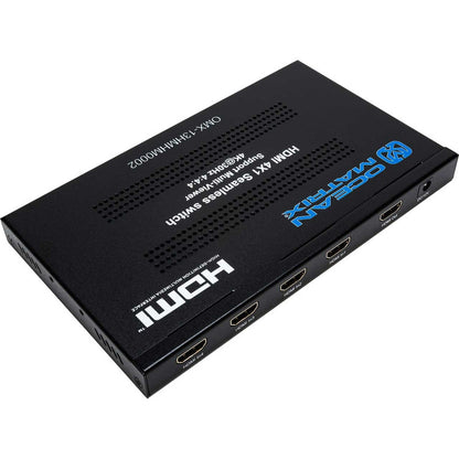  Ocean Matrix 4K HDMI 4x1 Multi Viewer With IR Control(Ocean Matrix 4k Hdmi 4x1 Multi Viewer With Ir Control)