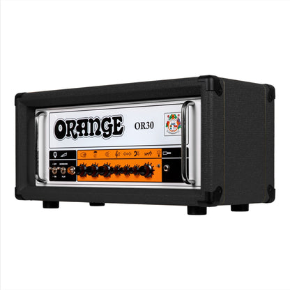  Orange OR30 30W All Valve Single Channel Amp Head, Black(Orange Or30 30w All Valve Single Channel Amp Head Black)