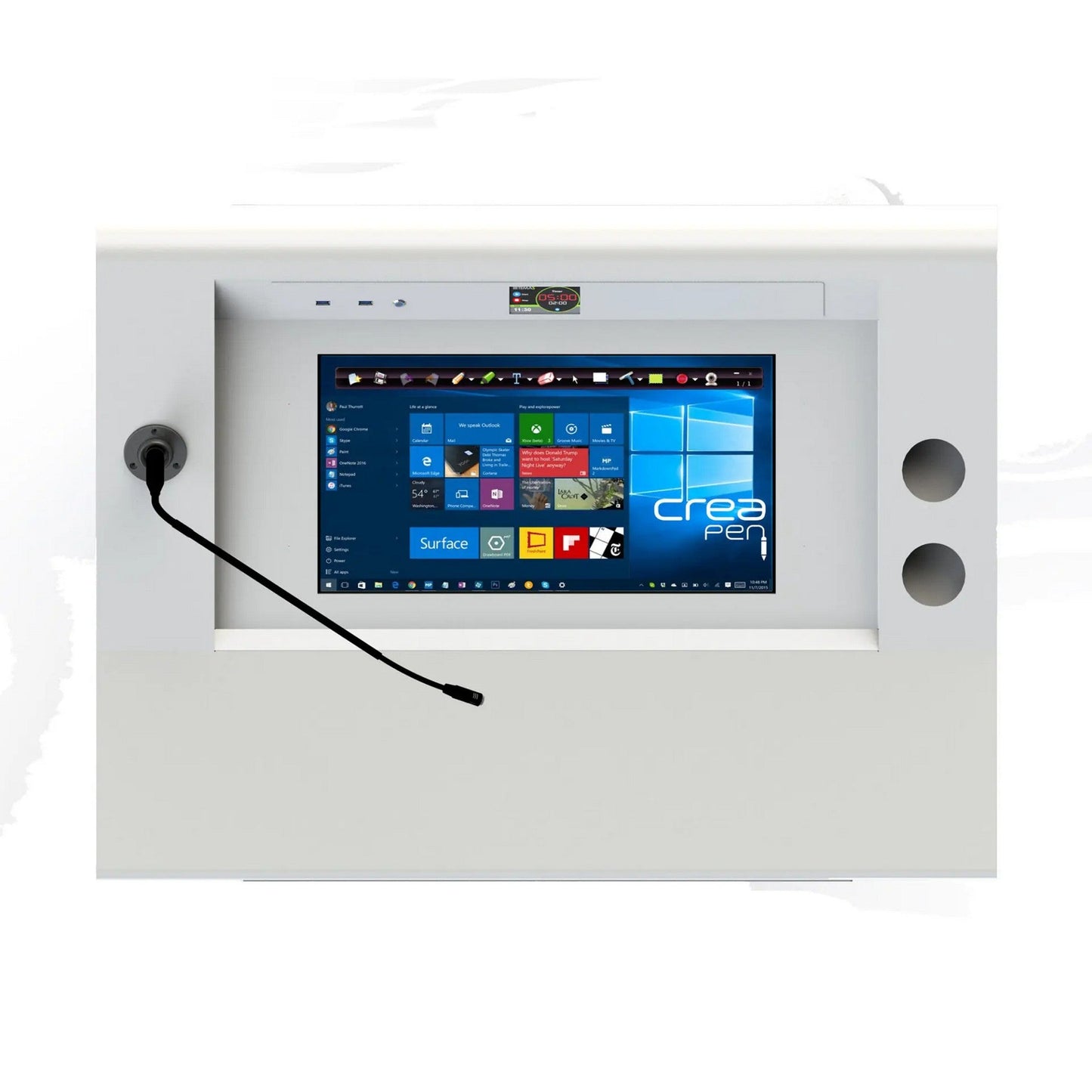  TEMAS DL24B 22-Inch Speaker Screen And 43-Inch Front Screen Digital Lectern(Temas Dl24b 22 Inch Speaker Screen And 43 Inch Front Screen Digital Lectern)