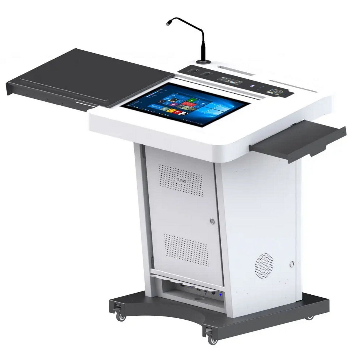  TEMAS ML22T 22-Inch Speaker Screen Digital Lectern With Visualizer And 4K HDMI And USB Scaled-Out Matrix(Temas Ml22t 22 Inch Speaker Screen Digital Lectern With Visualizer And 4k Hdmi And Usb Scaled Out Matrix)